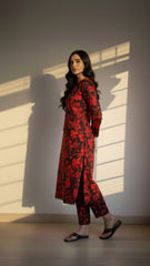 2 Pc Co Ord - Khaddar - KRED002