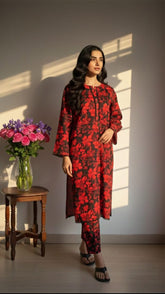 2 Pc Co Ord - Khaddar - KRED002