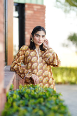 2 Pc Co Ord Set Lawn - SALWA