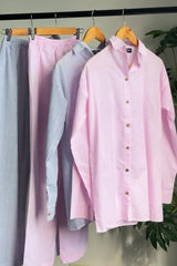 Striped Co Ord sets in blue and pink colors, summer friendly ,trendy fit , very reasonable price in just Rs 2699 only