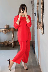 Co-ord set (Red)
