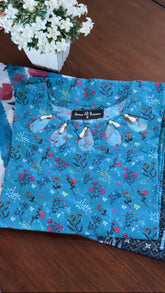 Lawn Shirt With Monarch Dupatta - AMBER