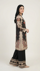 2 Pc Midnight Bloom Co Ord Set