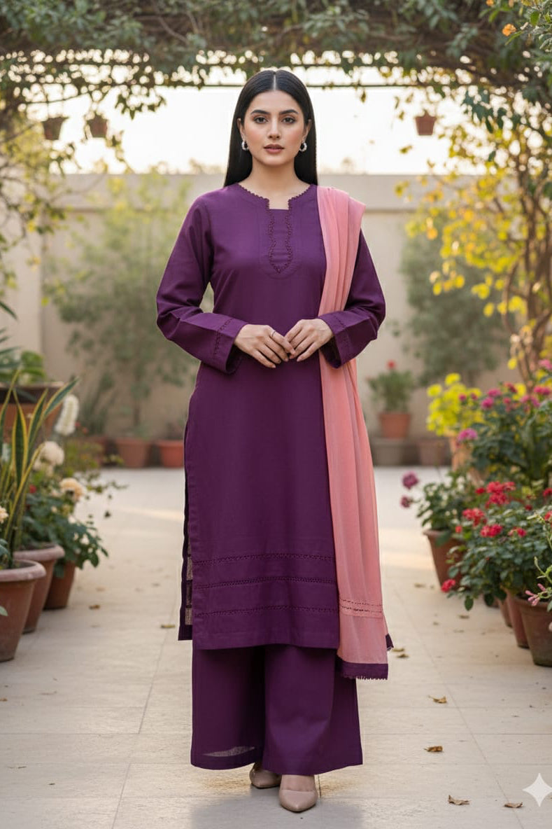 2 Pc Khaddar Set - KPPP - 001