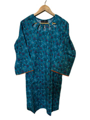 Lawn Shirt With Monarch Dupatta - AMBER