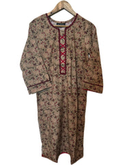 Lawn Shirt With Monarch Dupatta - DILDAARA