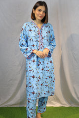 2 Pc Co Ord Set Linen - LAILMAH