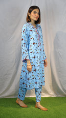 2 Pc Co Ord Set Linen - LAILMAH