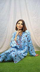 2 Pc Co Ord Set Linen - LAILMAH
