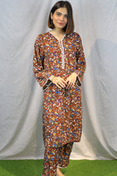 2 Pc Co Ord Set Linen - LEENA