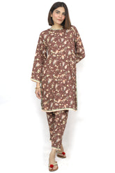 2 Pc Co Ord Set Linen - AMMARA