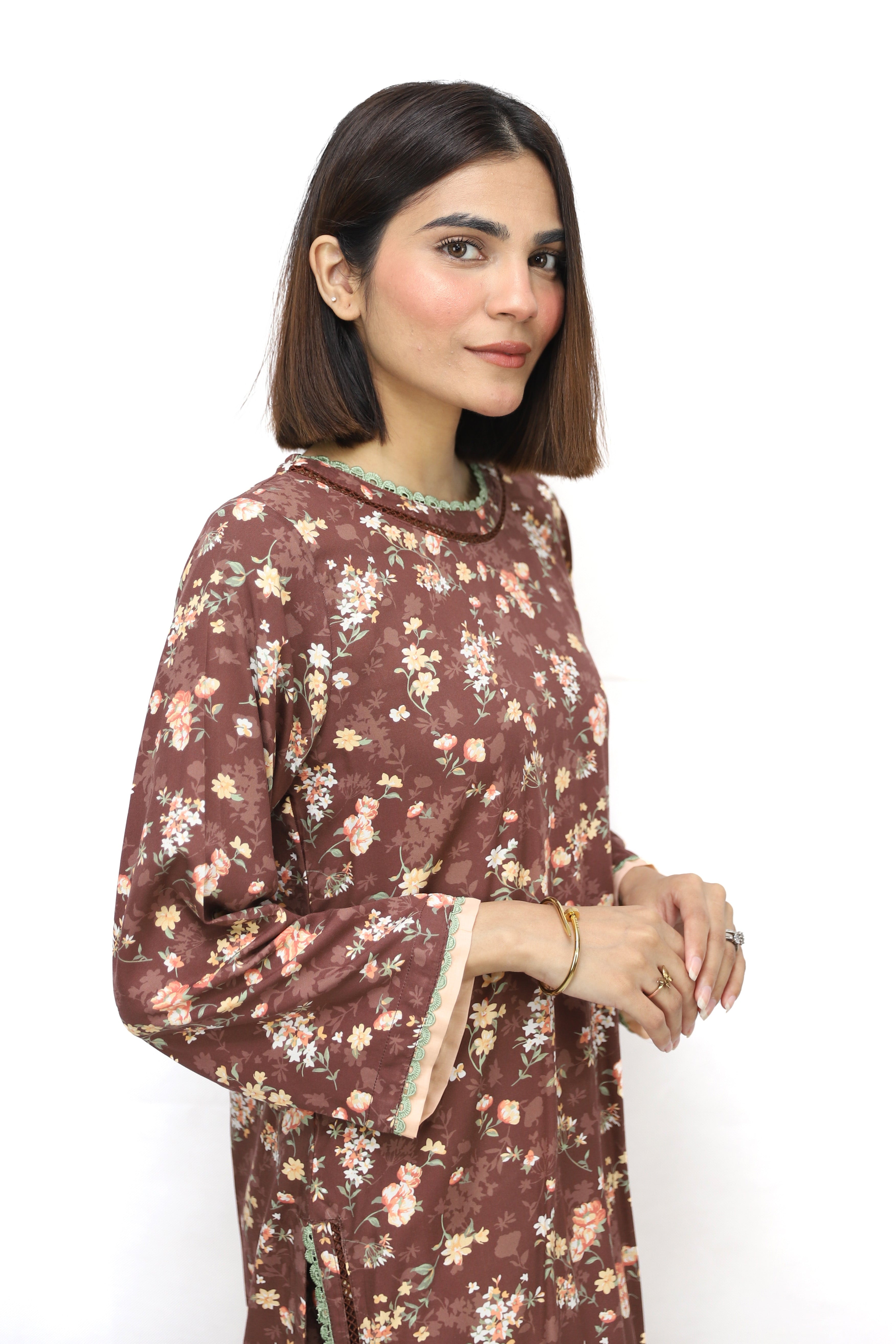 2 Pc Co Ord Set Linen - AMMARA
