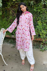 Lawn Shirt With Monarch Dupatta - GULNAAZ