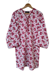 Lawn Shirt With Monarch Dupatta - MANAWAT