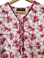 Lawn Shirt With Monarch Dupatta - MANAWAT