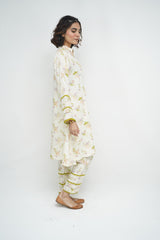 2 Pc Co Ord Set Linen - WARDAH (Frock)