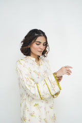 2 Pc Co Ord Set Linen - WARDAH (Frock)