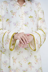 2 Pc Co Ord Set Linen - WARDAH (Frock)