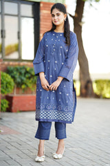 2 Pc Embroidered Lawn Stitched - LILA