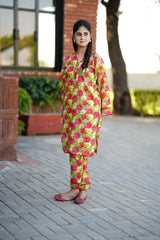 2 Pc Co Ord Set Lawn - HIRA