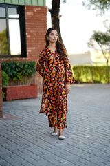 2 Pc Co Ord Set Lawn - MEHRU