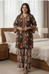 2 Pc co-ord set - Brown