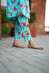 2 Pc Co Ord Set Lawn - ZARNISH