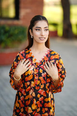 2 Pc Co Ord Set Lawn - MEHRU