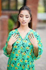 2 Pc Co Ord Set Lawn - SEHRISH