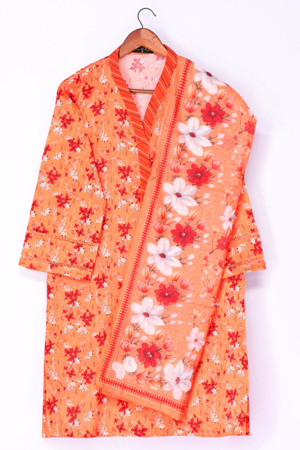 3 Pc Printed Lawn Suit - FADWA
