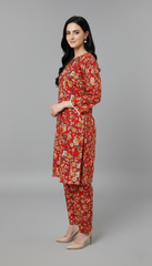 2 Pc Co Ord Set Lawn - ATROOBA
