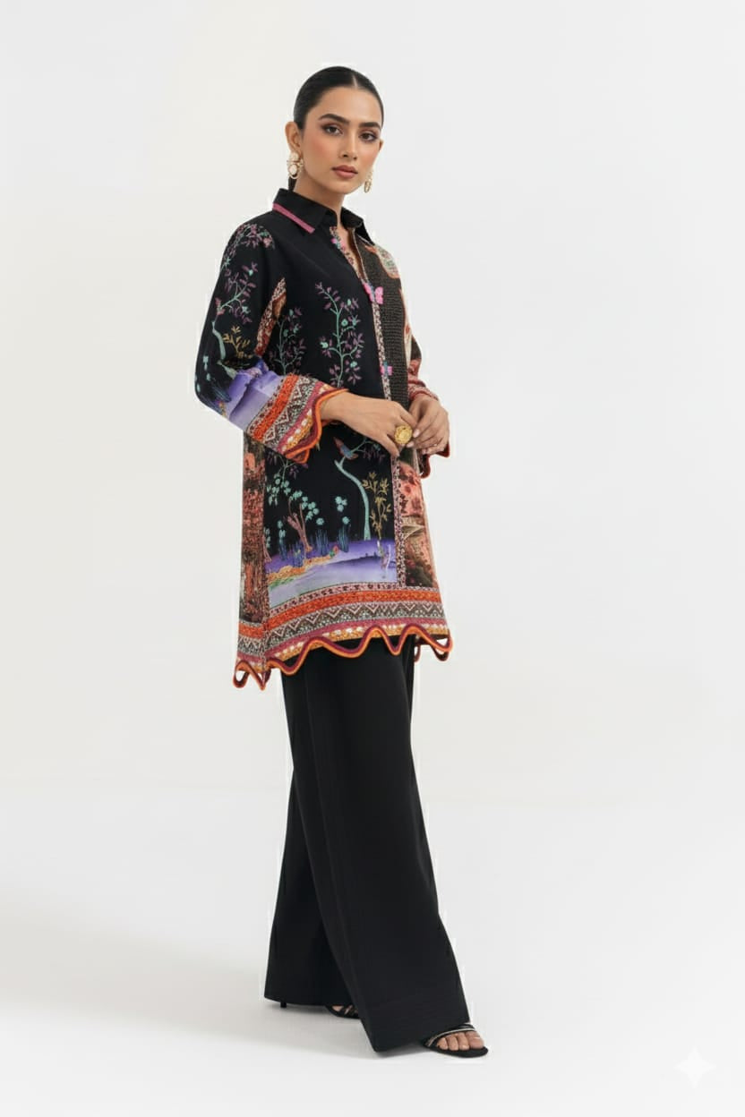 2 Pc Butterfly Farshi Set