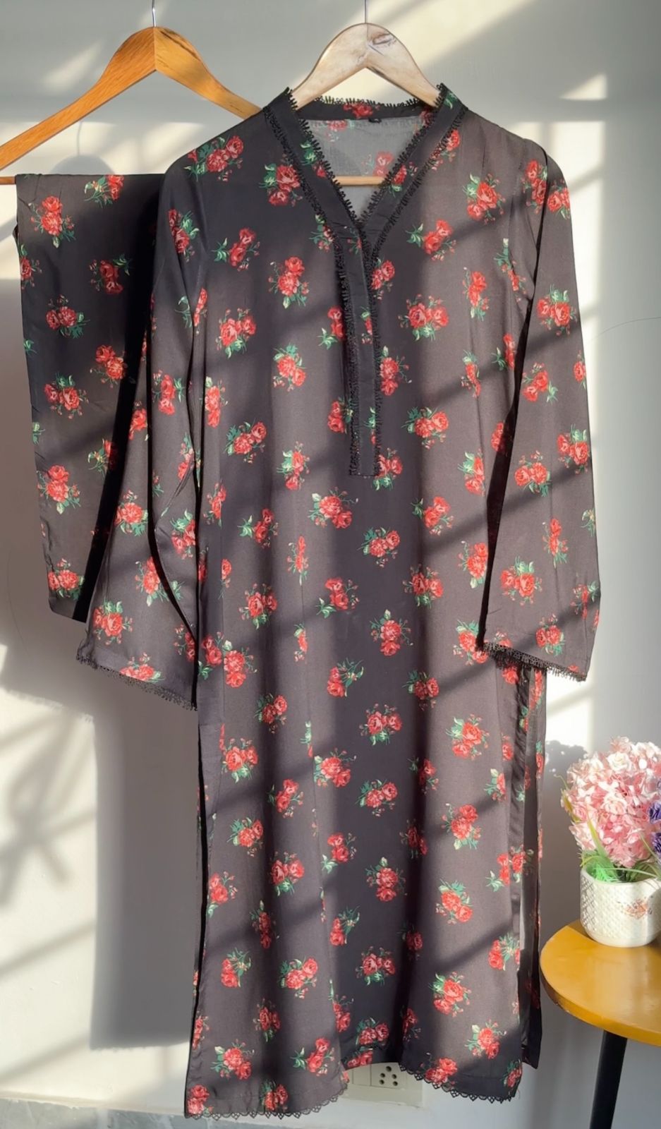 2 Pc Co Ord - Winter Linen - BLK001