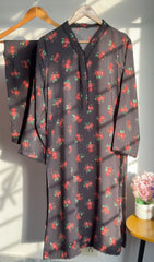 2 Pc Co Ord - Winter Linen - BLK001