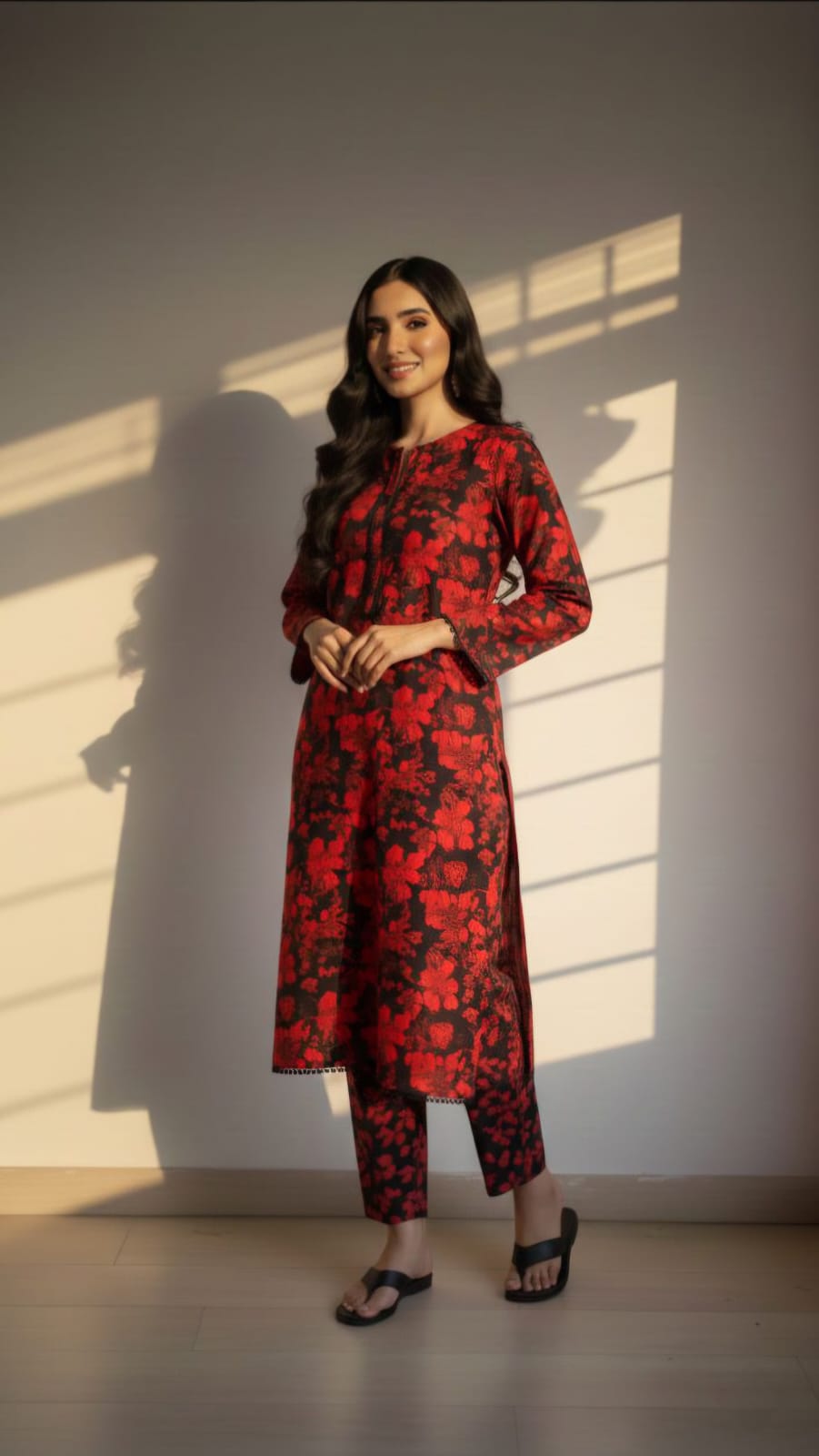 2 Pc Co Ord - Khaddar - KRED002