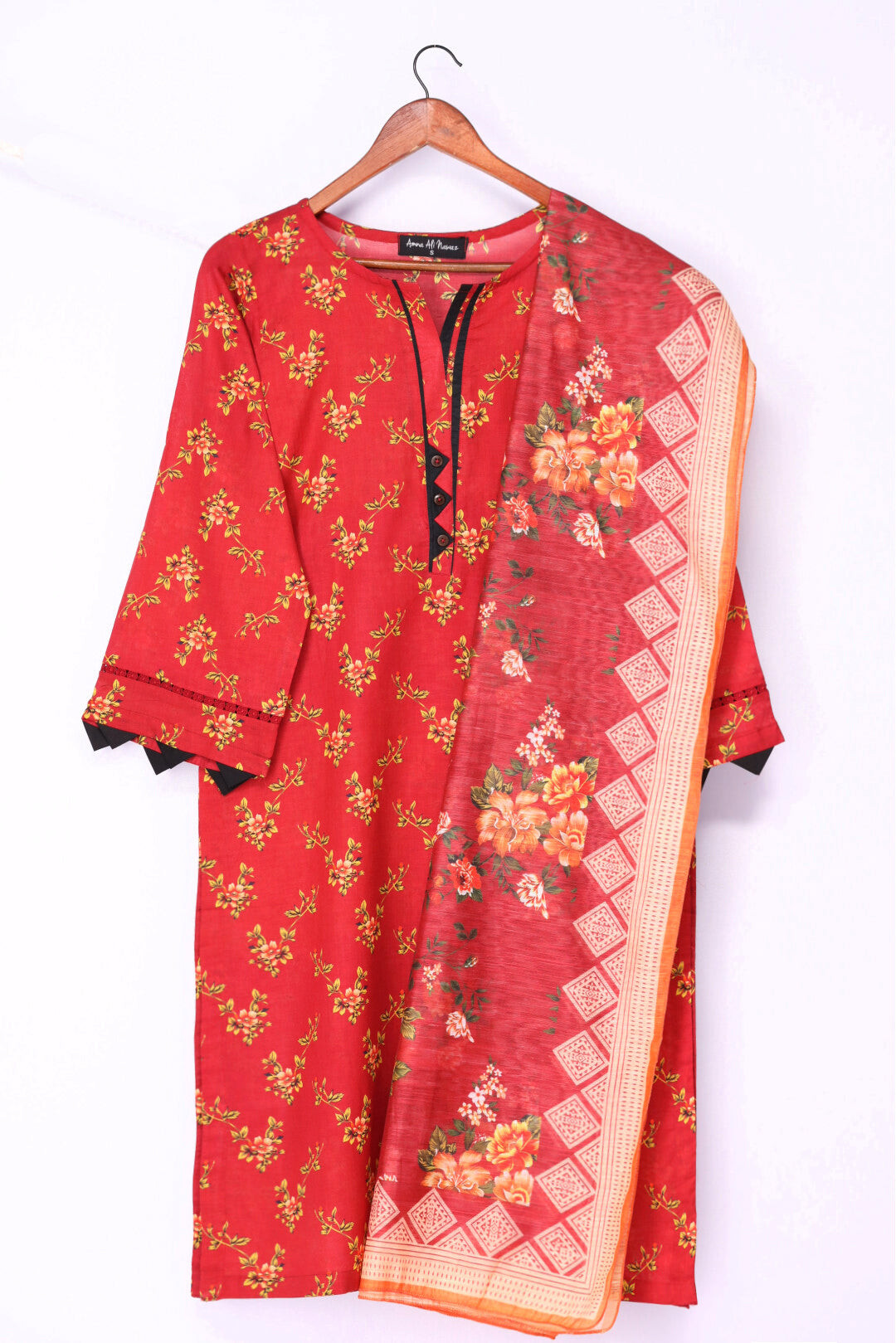 3 Pc Printed Lawn Suit - RUBA