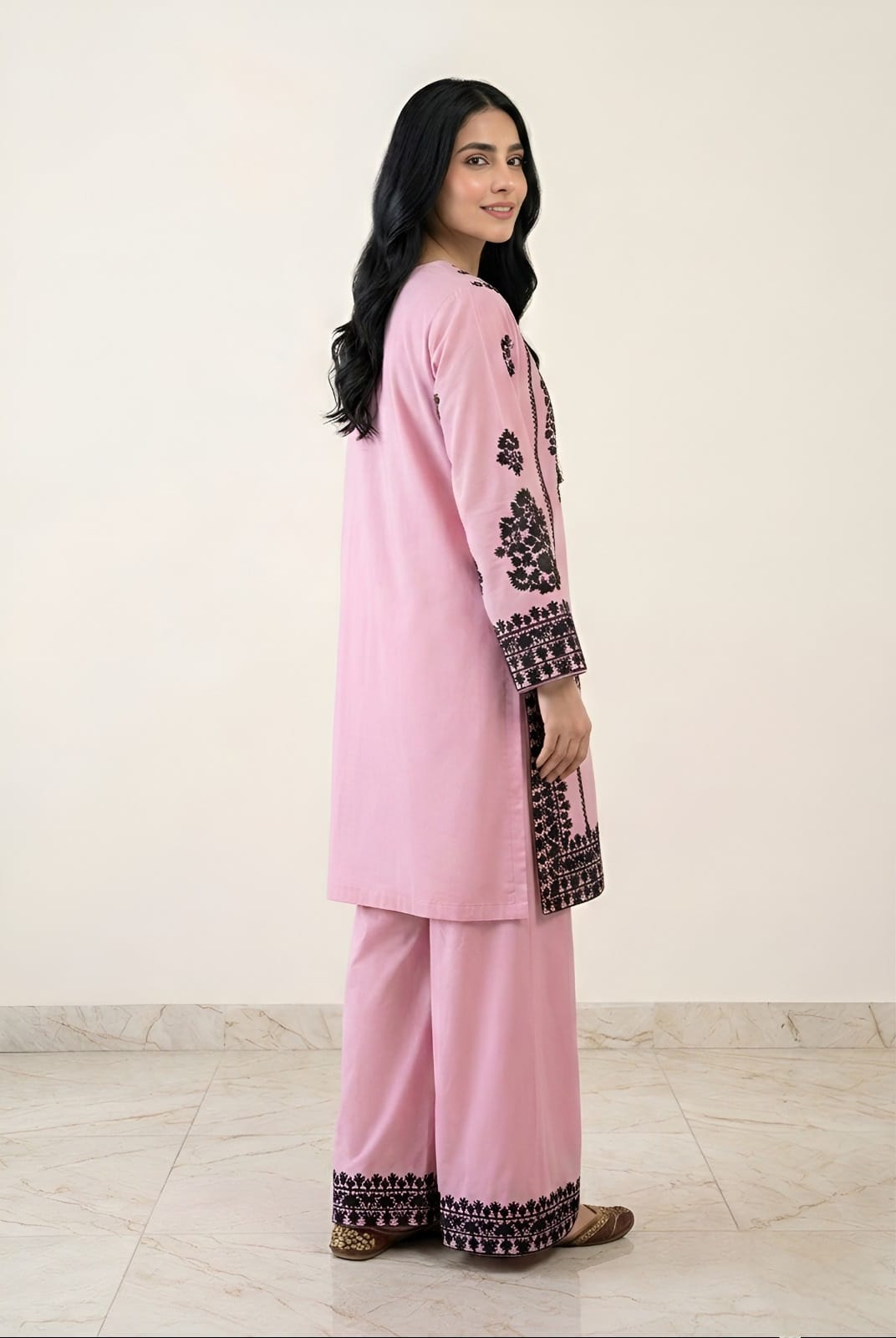 Embroidered Farshi Set - DIL