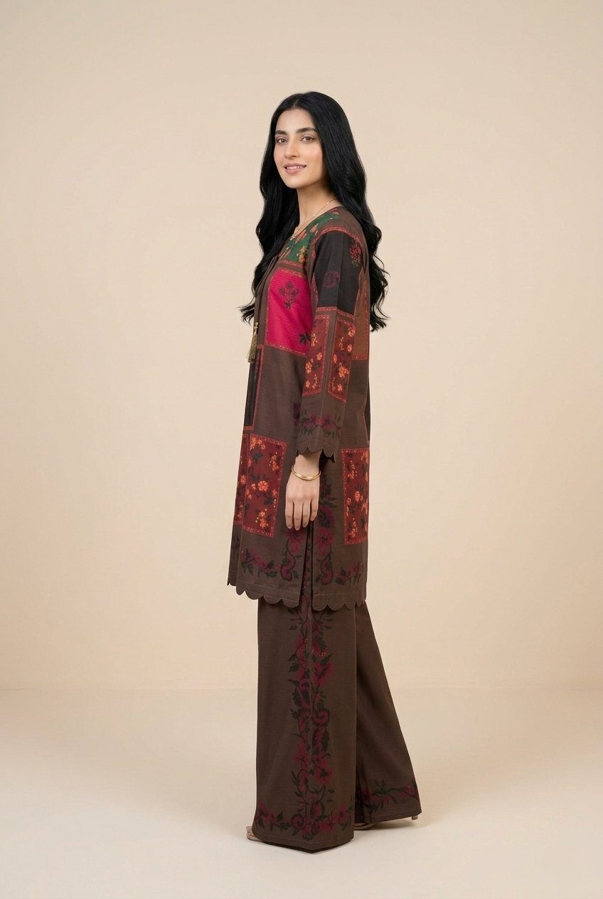 2 Pc Heritage Co Ord Set