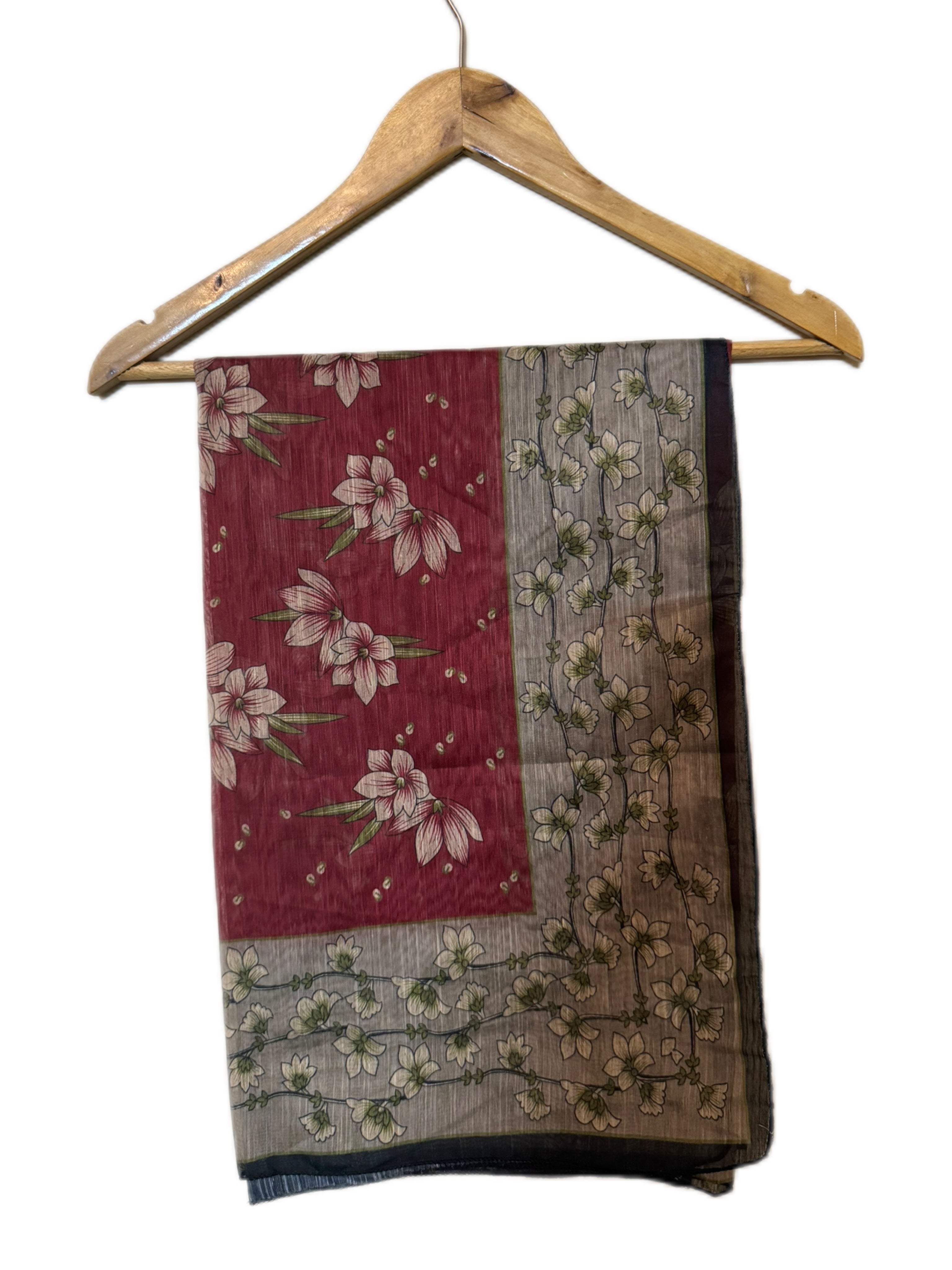 Lawn Shirt With Monarch Dupatta - DILDAARA