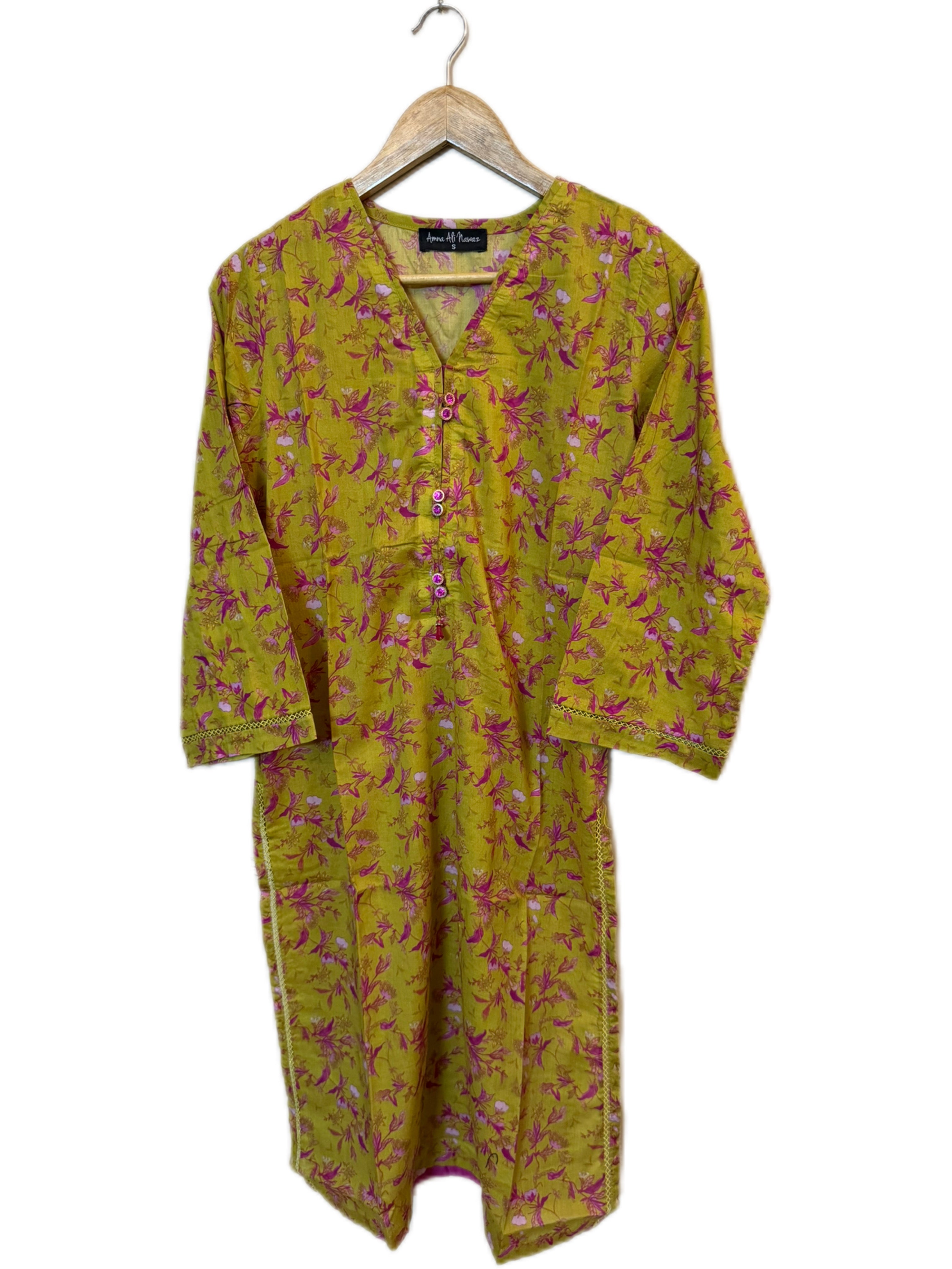 Lawn Shirt With Monarch Dupatta - MADEEHA