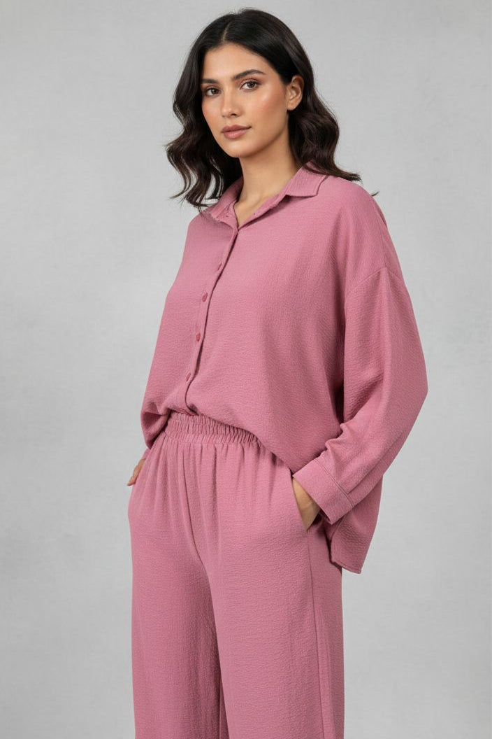 Textured CO-ORD SET - 001