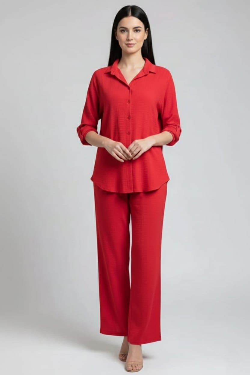 Textured CO-ORD SET - 006